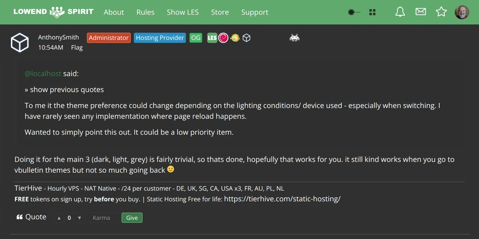LowEndSpirit - VPS Hosting and tech forum