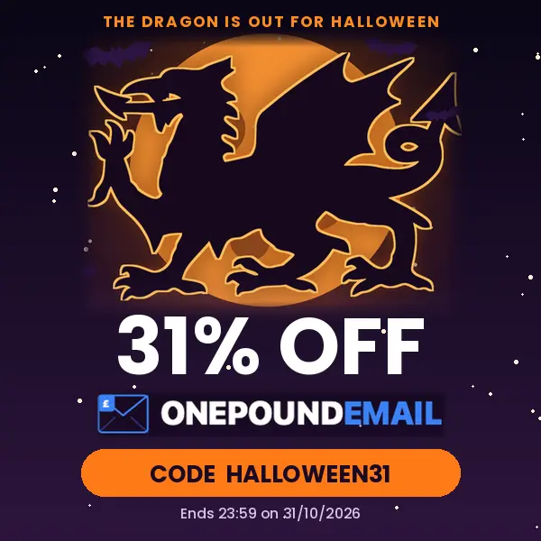 OnePoundEmail 31% OFF For Halloween!