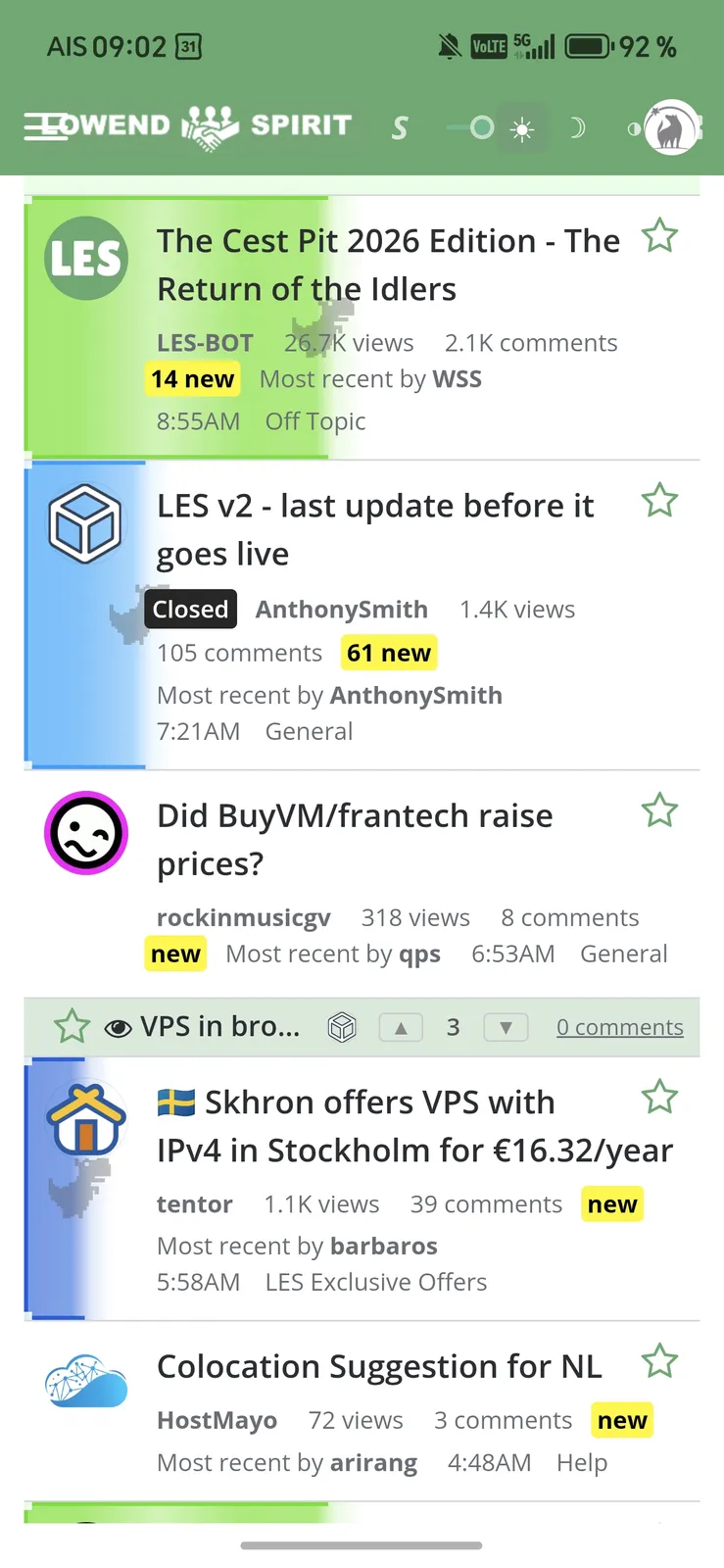 LowEndSpirit - VPS Hosting and tech forum