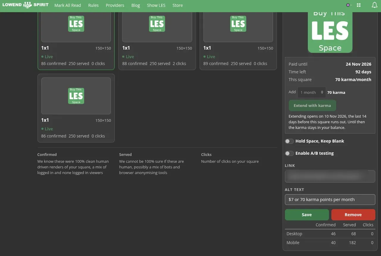 LowEndSpirit - VPS Hosting and tech forum